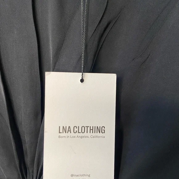 LNA Black Saani Silky Mini Dress Size XS - Picture 11 of 11